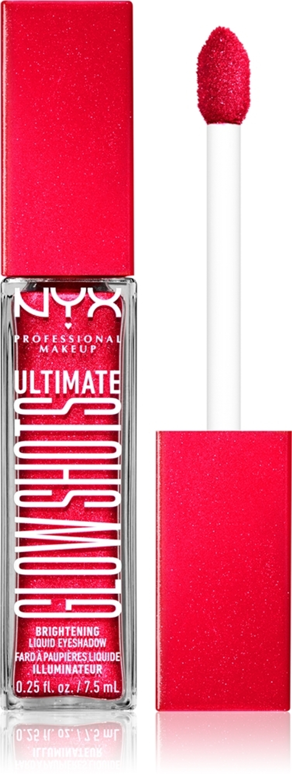 NYX Professional Makeup Ultimate Glow Shots - глянцевые жидкие тени для век, 7,5 ml