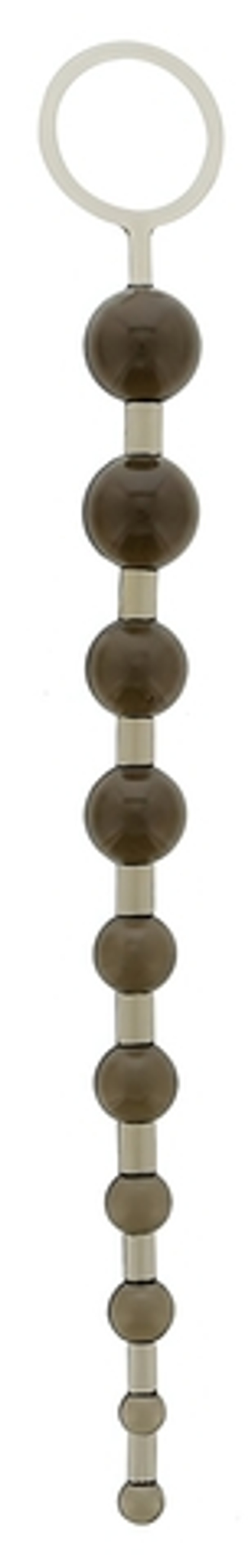 Дымчатая анальная цепочка - 26,7 см. (Цвет: дымчатый)