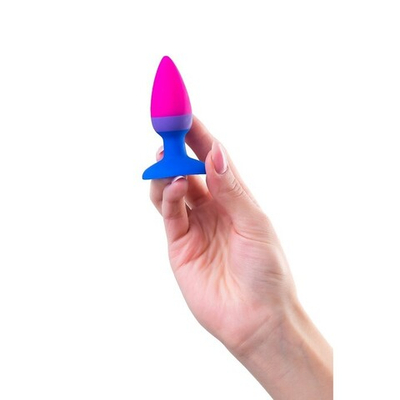 Анальная пробка  Brian, силикон, розовая, 7 см