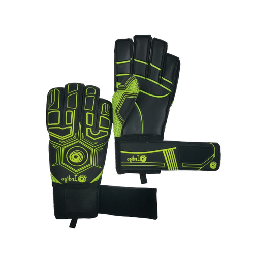 Перчатки вратарские INDIGO 1218-A Черно-зеленый 10
