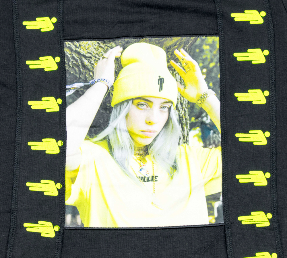 свитшот Billie Eilish "зеленые" человечки 2760