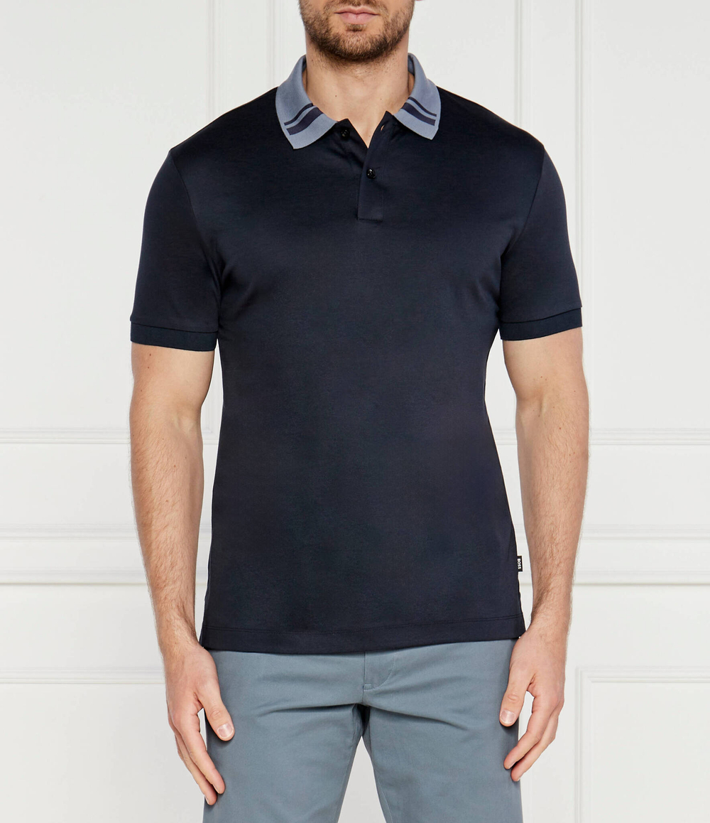 Поло H-Phillipson BOSS BLACK - темно-синий(50521127)