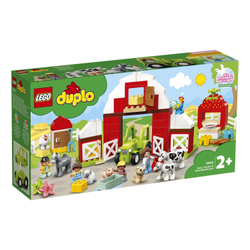 LEGO Duplo: Фермерский трактор сарай и животные 10952 — Barn, Tractor & Farm Animal Care — Лего Дупло