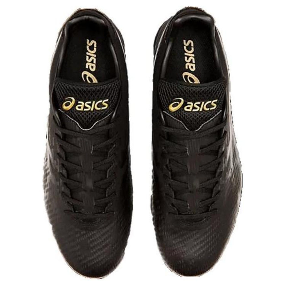 Asics Goldstage Low Top Upper Height Baseball Shoes Men"s Black
