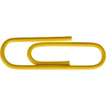 Скрепки канцелярские 28 мм Комус металлические с полимерным покрытием (100 штук в упаковке)