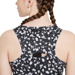 Женский топ теннисный Nike Court Dri-Fit Victory Tank Printed W - черный
