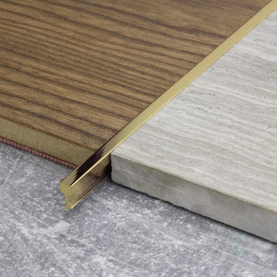 Латунный шлифованный разделительный стыковочный профиль AD