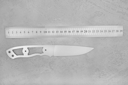 Клинок для ножа, модель "Алекс" из стали Х12МФ 60-61HRC