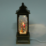 Сувенир с подсветкой «Фонарик-Дед Мороз» 10*10*30 см (питание от USB и батареек)