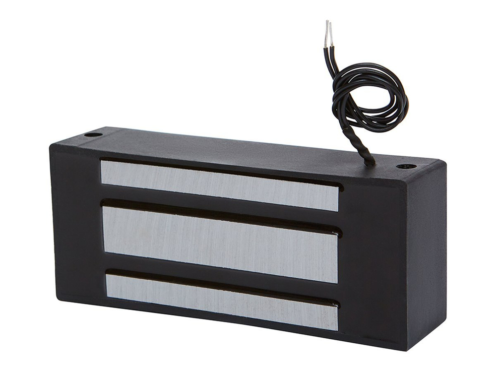 ML-300П с уголком (черный) Замок электромагнитный AccordTec