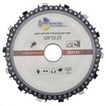 Диск цепной отрезной для УШМ 125*22,23 TRIO-DIAMOND 545125