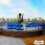 Карусель чашечки «Звездная ночь»  8 чашек, 16 мест, 8×8×3 м