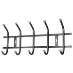 Вешалка настенная 5 крючков, 480, Черный, ВНТ5