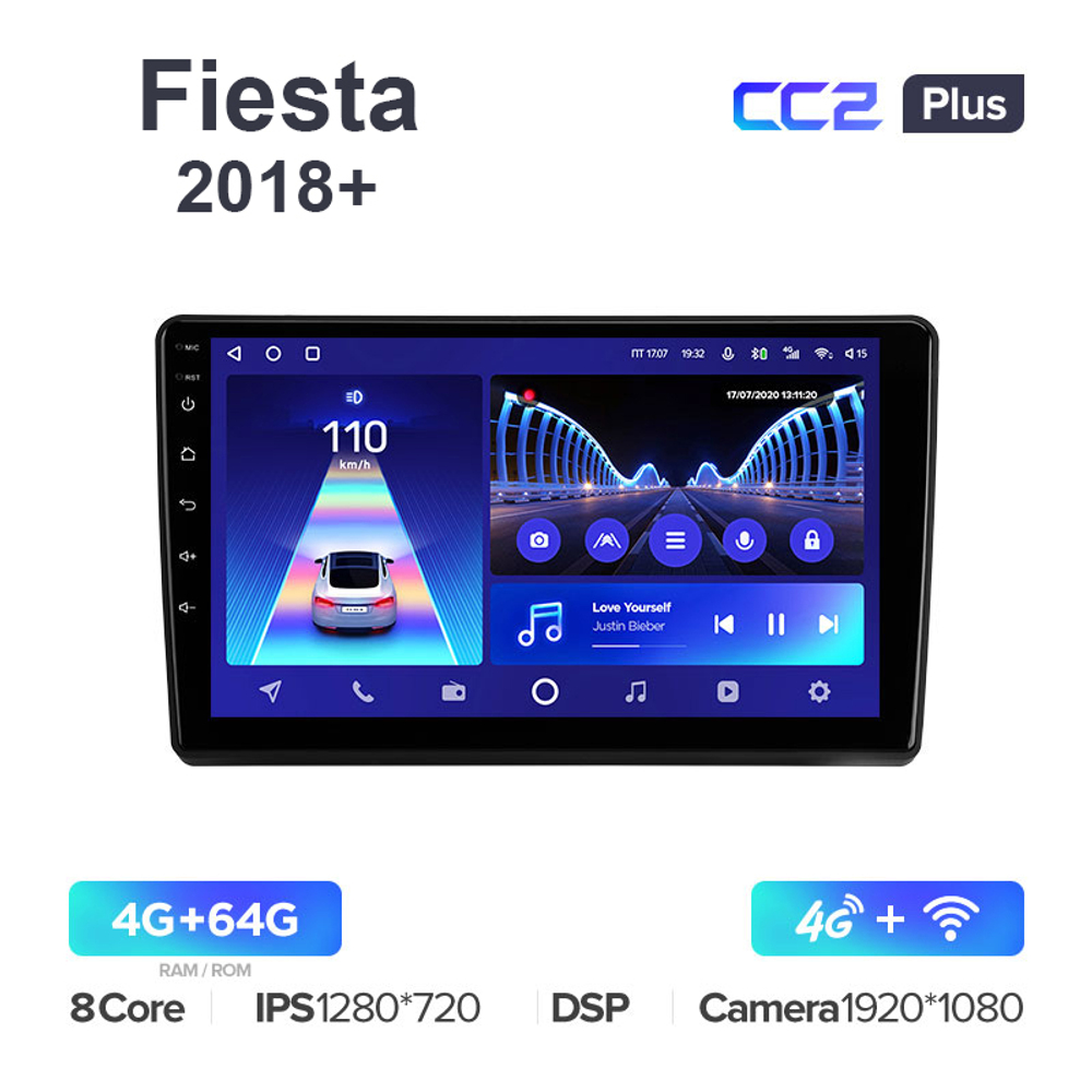 Teyes CC2 Plus 10,2"для Ford Fiesta 2018+