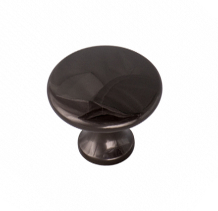 Ручка кнопка UDINE, черный хром