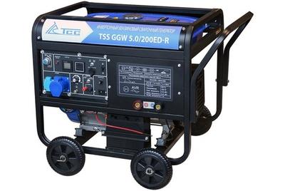 Инверторный бензиновый сварочный генератор (5 кВт) TSS GGW 5.0/200ED-R