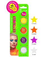 Набор графических лайнеров для макияжа UVglow Neon 7 DAYS Extremely Chick 03 Party time
