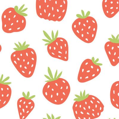 buy big strawberry bedclothes fabric