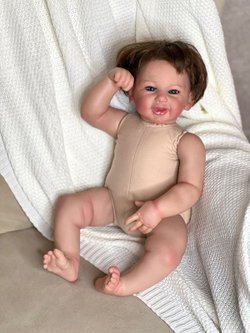 Кукла Реборн мягконабивная 50см в пакете (FA-243)