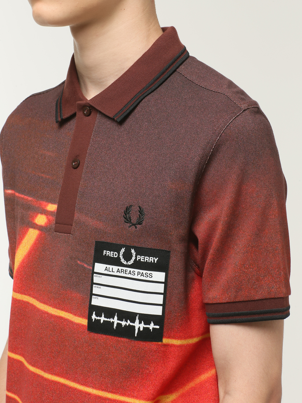 Мужская Рубашка-поло Graphic Print Fred Perry