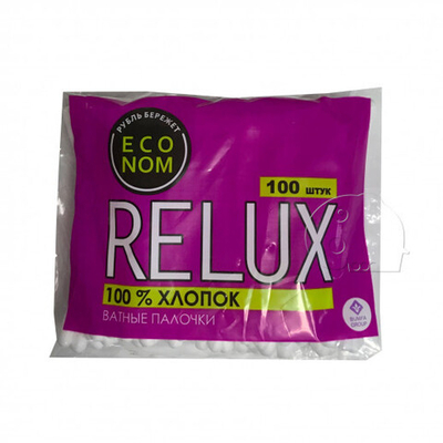 Ватные палочки 100шт Релюкс пакет (52)