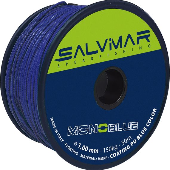 Линь Salvimar Monoblue ø1,2 мм 210 кг 1 метр (катушка 50 м)