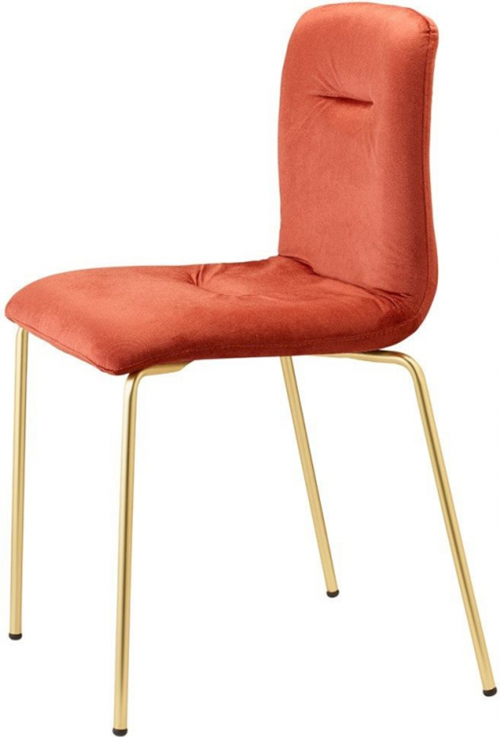 Стул с обивкой Scab Design Alice Pop, золотой, красный