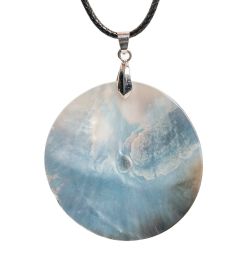 ШК-55/ 47 Кулон из перламутра «Колибри»