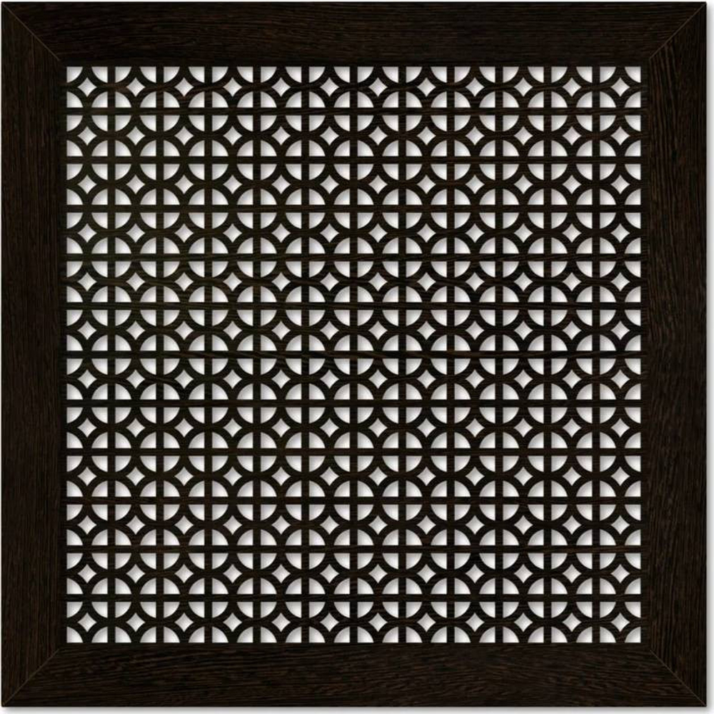 Экран для радиатора Стильный дом Сусанна v546056 венге 600х600 мм