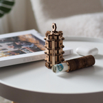 Деревянная головоломка Конверт для денег (DROVO)