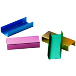 Скобы BERLINGO для степлера №24/6 (30 листов), цветные, 1000 шт/кор