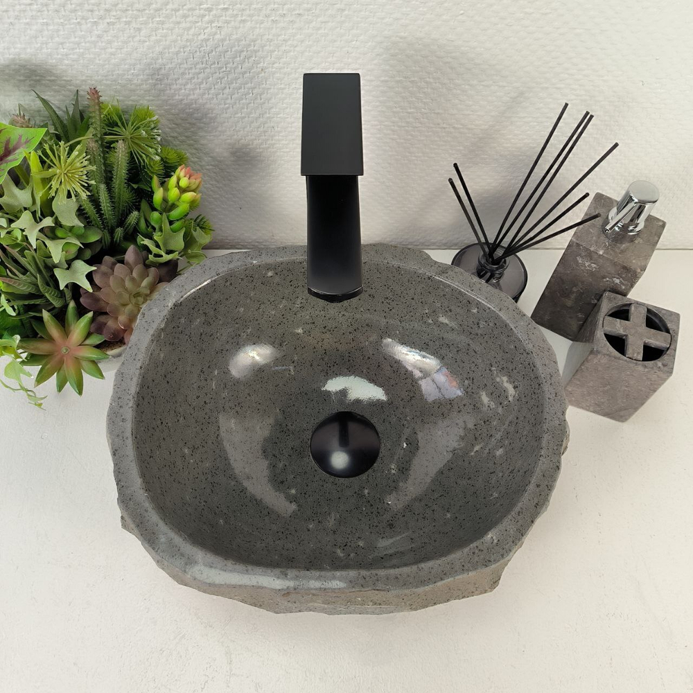 Раковина из андезита Erozy Grey EA-65562 36*31*15 0037