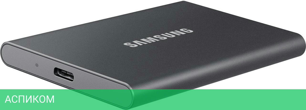 Внешний накопитель Samsung T7 Touch USB3.2 2 TБ черный (MU-PC2T0T/WW)