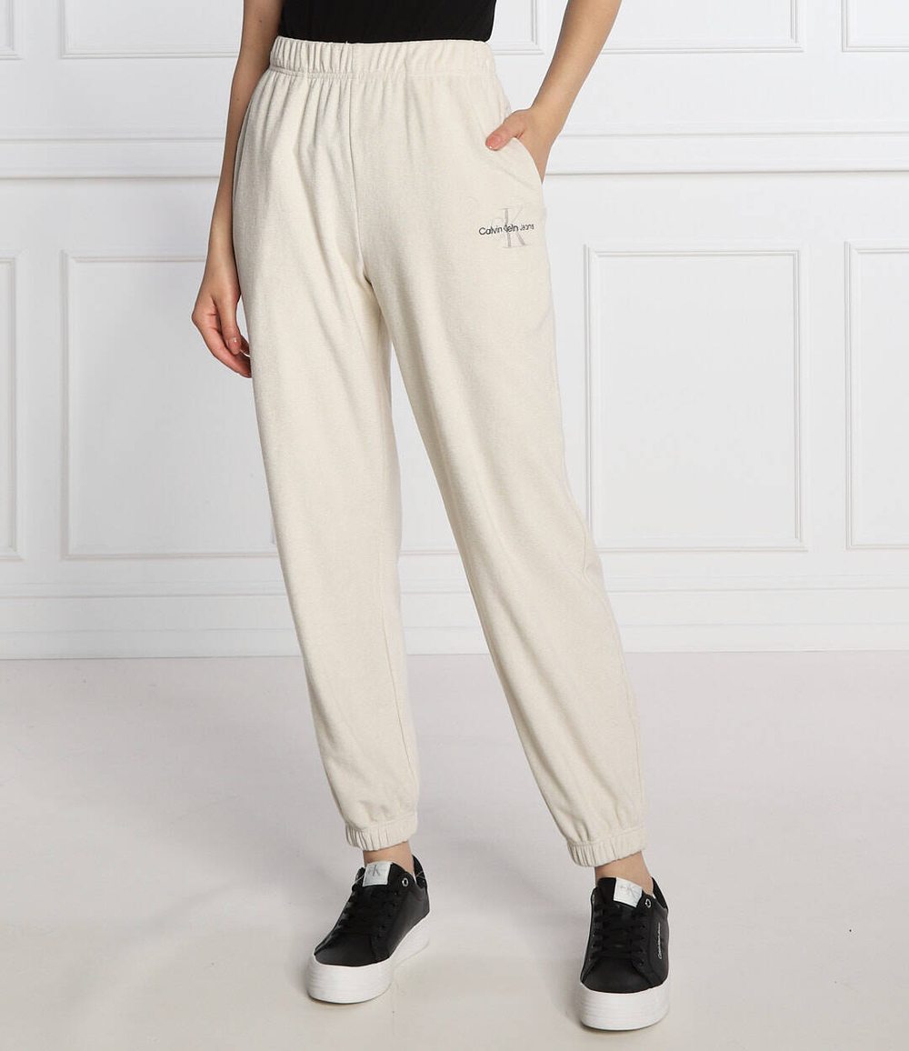 спортивные штаны CALVIN KLEIN JEANS - кремовый(J20J218972)