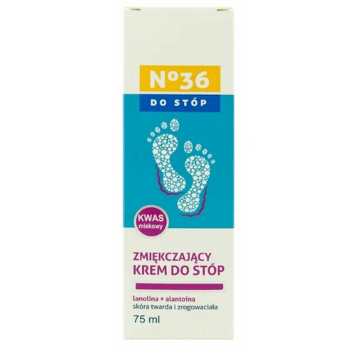 №36 Крем д/стоп 75мл Смягчающий с ланолином и аллантоином (Х)
