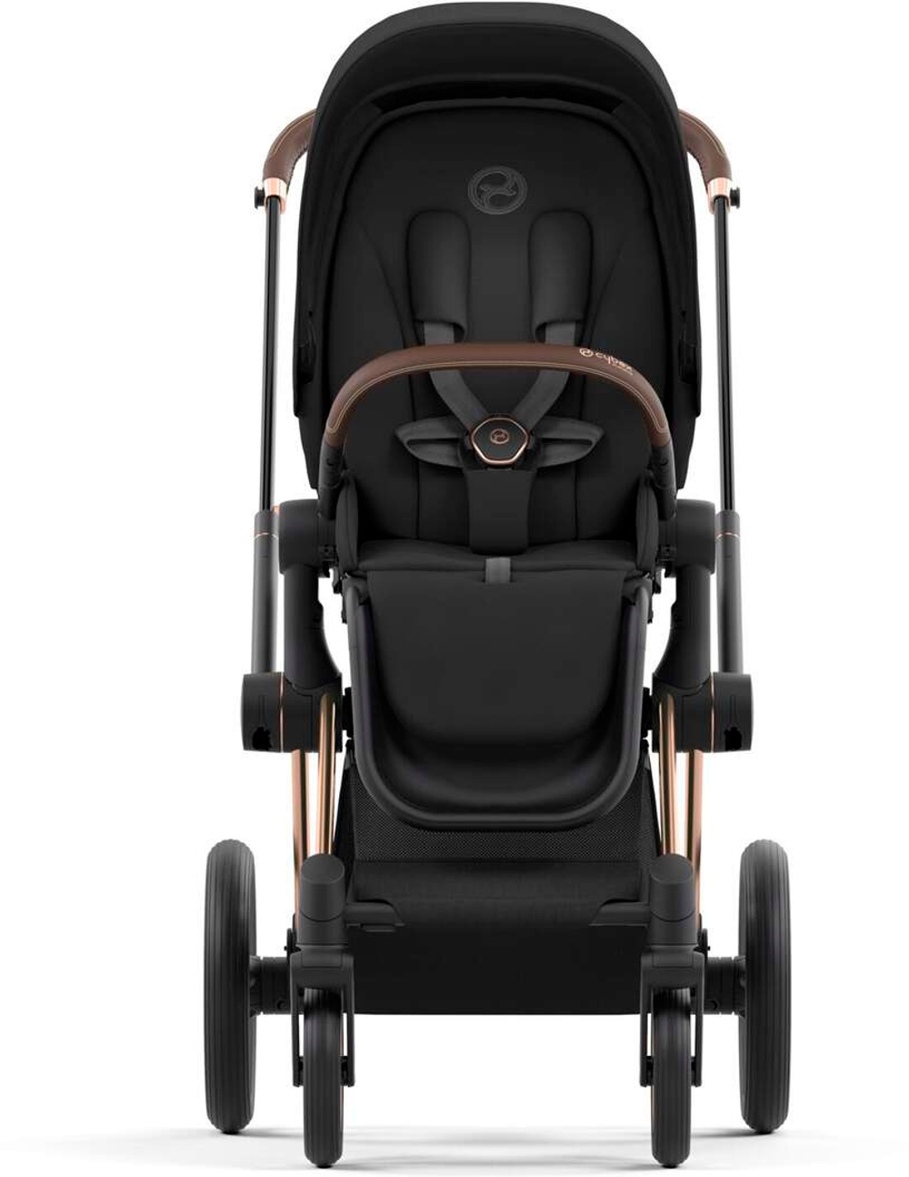 Cybex Детская коляска Priam IV Rosegold 2 в 1 цвет Sepia Black