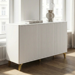 Комод ROYAL 5051 эко (Белый-Золото)