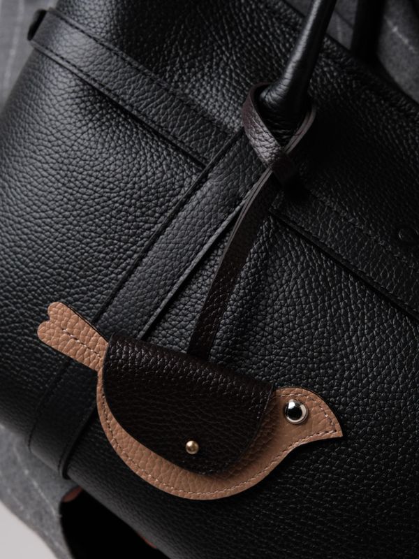 Женская кожаная сумка DBR 31229 черный