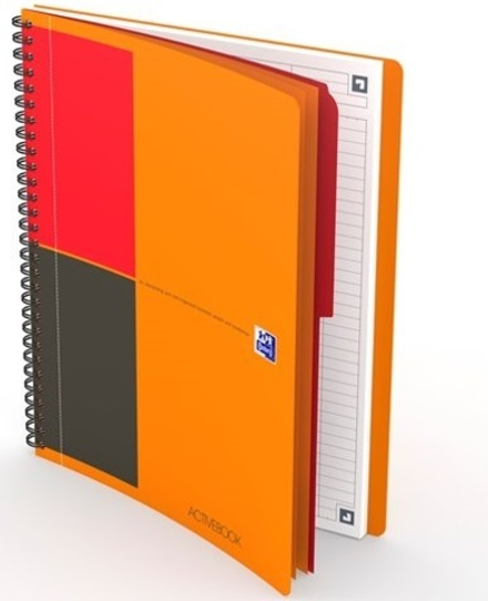 Бизнес-тетрадь International ActiveBook B5 (19.7*25см) линейка 80л пластиковая обложка