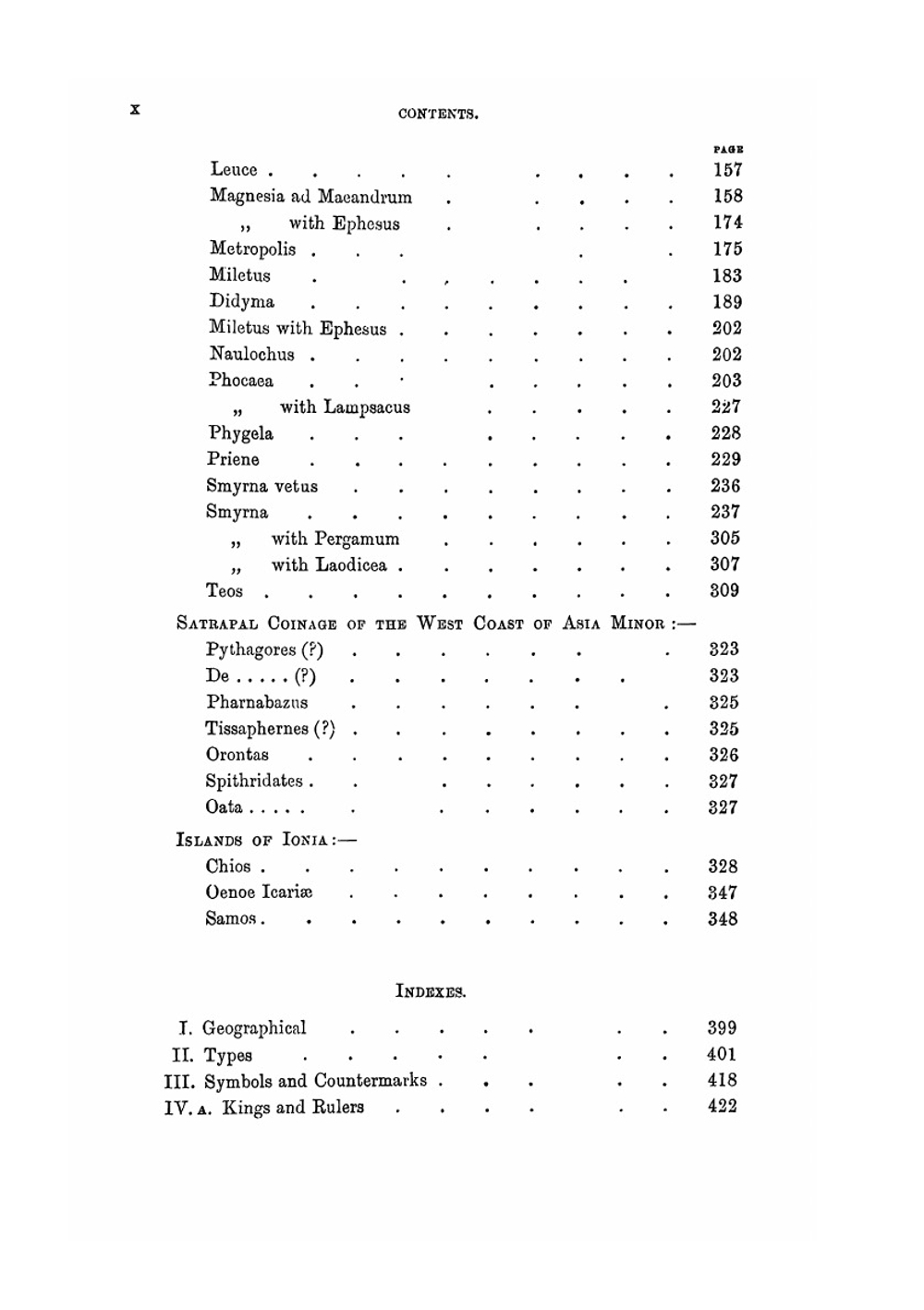 Catalogue of the Greek Coins of Ionia | British Museum. Dept. of Coins and Medals; Barclay Vincent Head