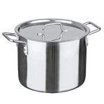 Котел 25л высокий d35см h30см, сварной, клепанные ручки "Общепит"