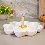 Менажница 4-х секционная 25см ZD20202