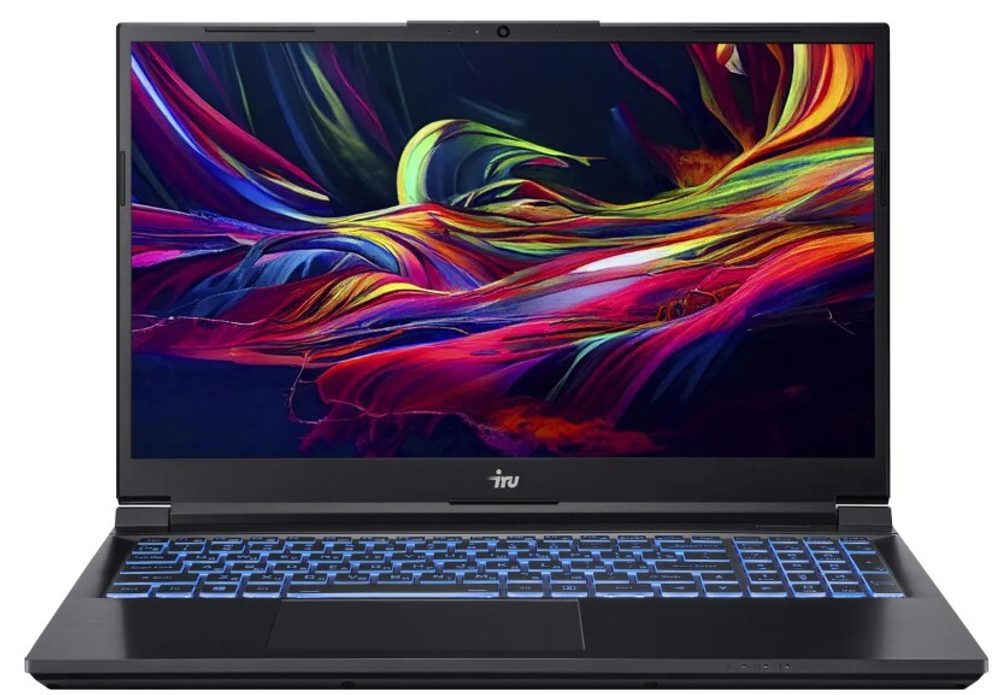 Ноутбук  iRu Калибр 15ALC 15.6 ", Core i5, 16 Гб RAM, 512 Гб SSD, GeForce RTX 3050, Черный
