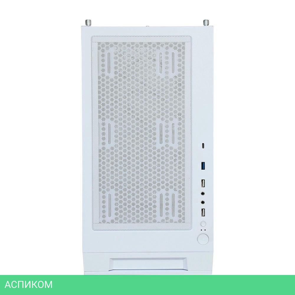 Корпус HAFF Glory Mini Air mATX без БП White