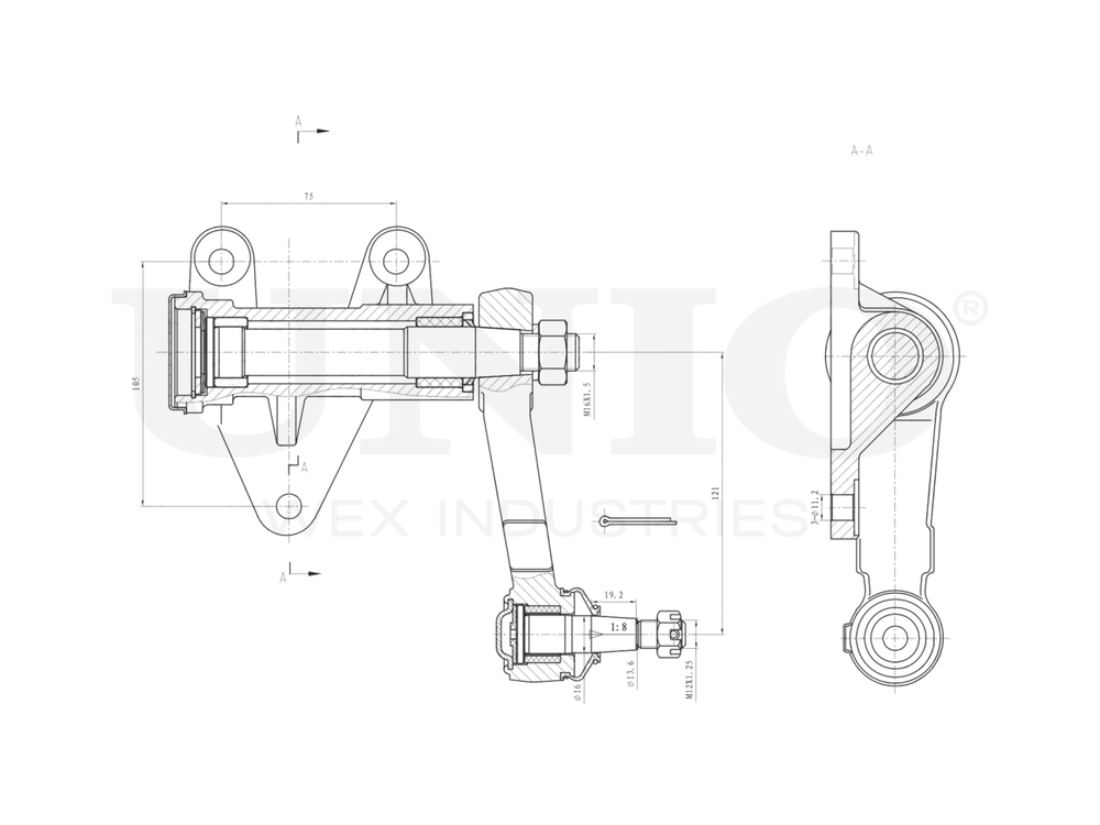 Маятниковый рычаг UNIO SSP-40018