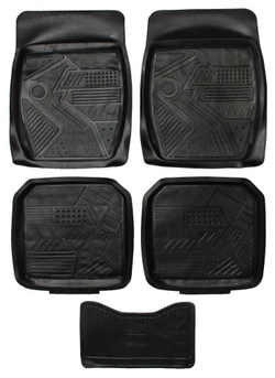 Ковры глубокие №3006 black 5пр KING !!! АКЦИЯ !!!