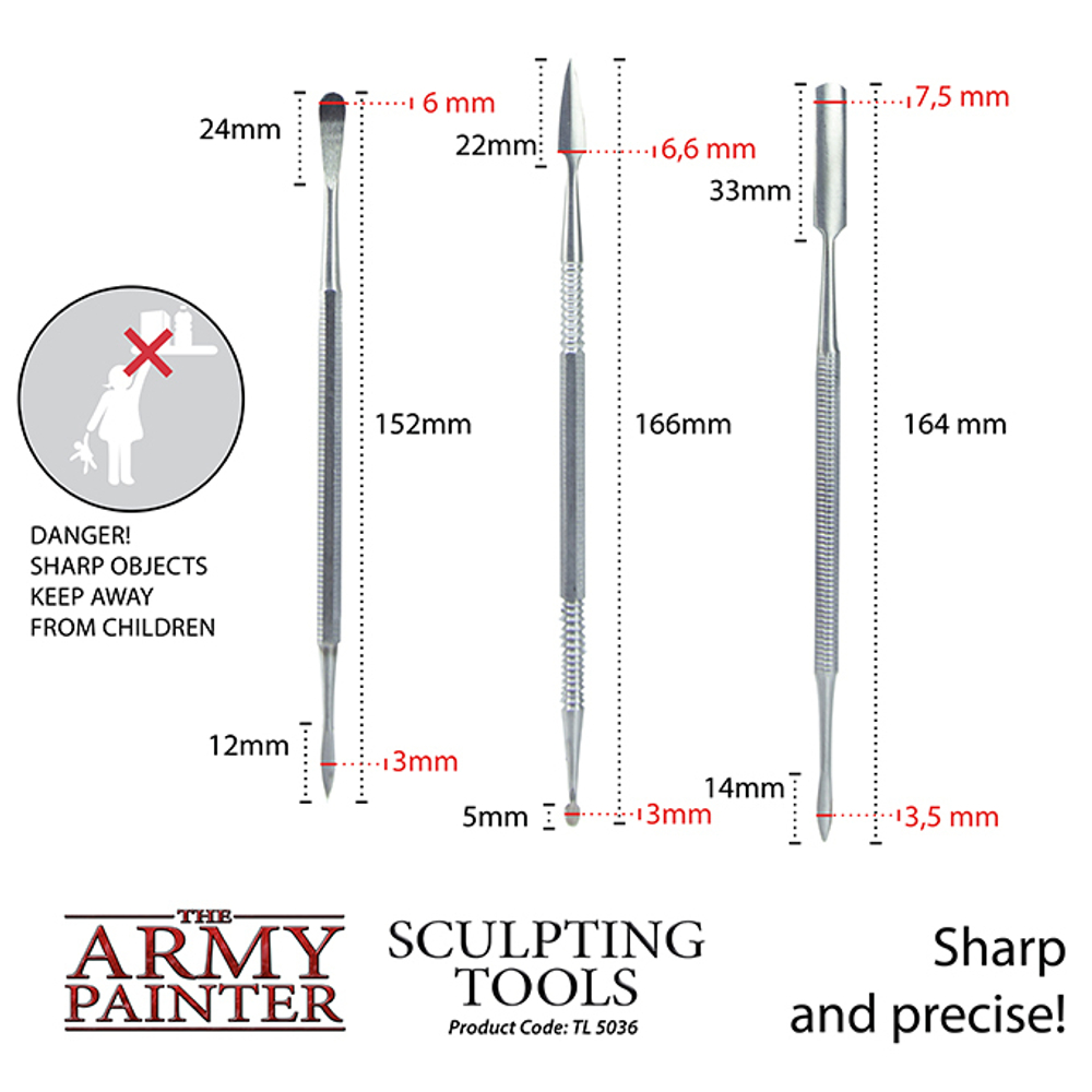 Набор инструментов для лепки Army Painter - Hobby Sculpting Tools