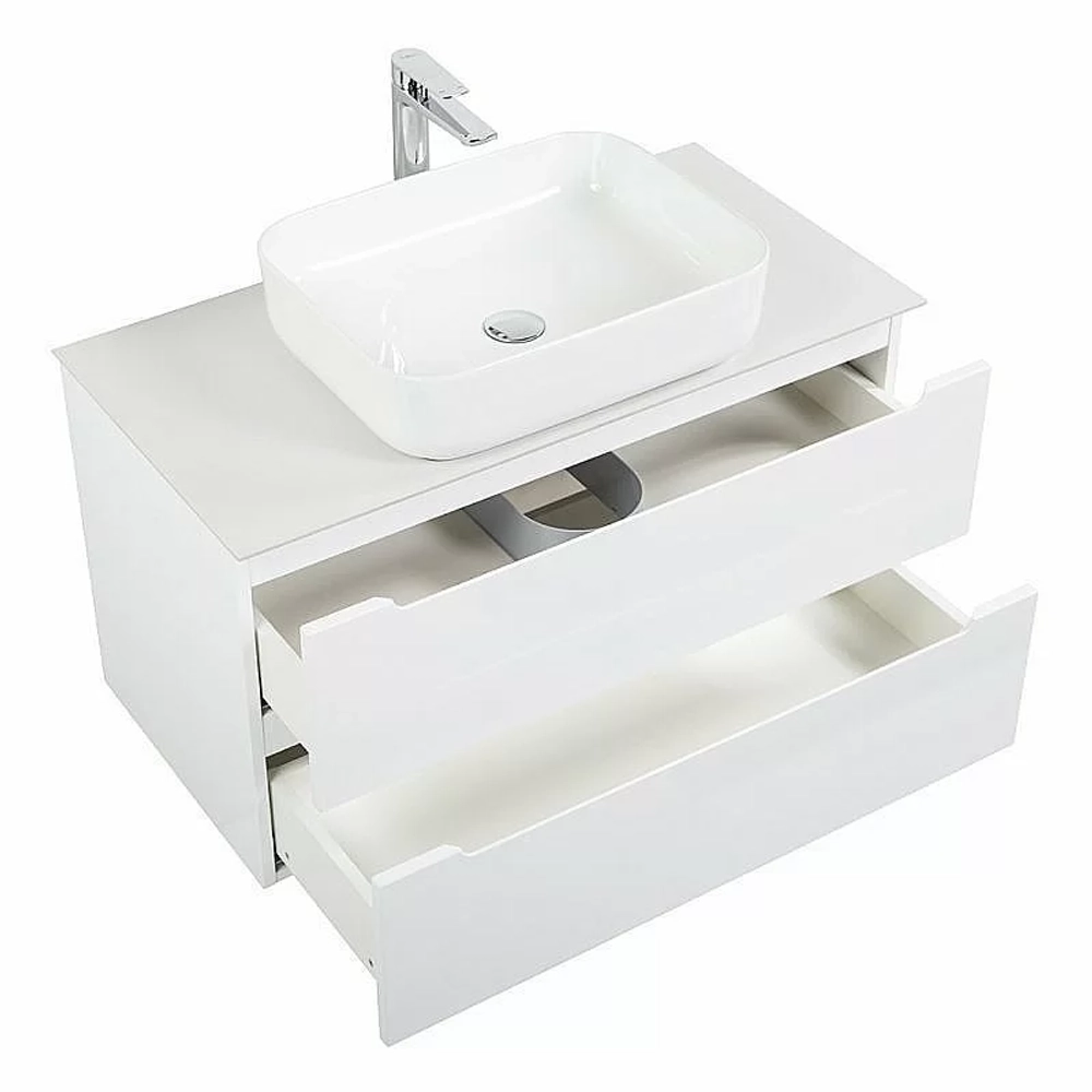 Тумба с раковиной и столешницей BelBagno ETNA H60 2C 100 Rovere Moro