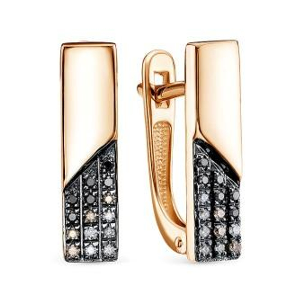 Серьги из золота с бриллиантами