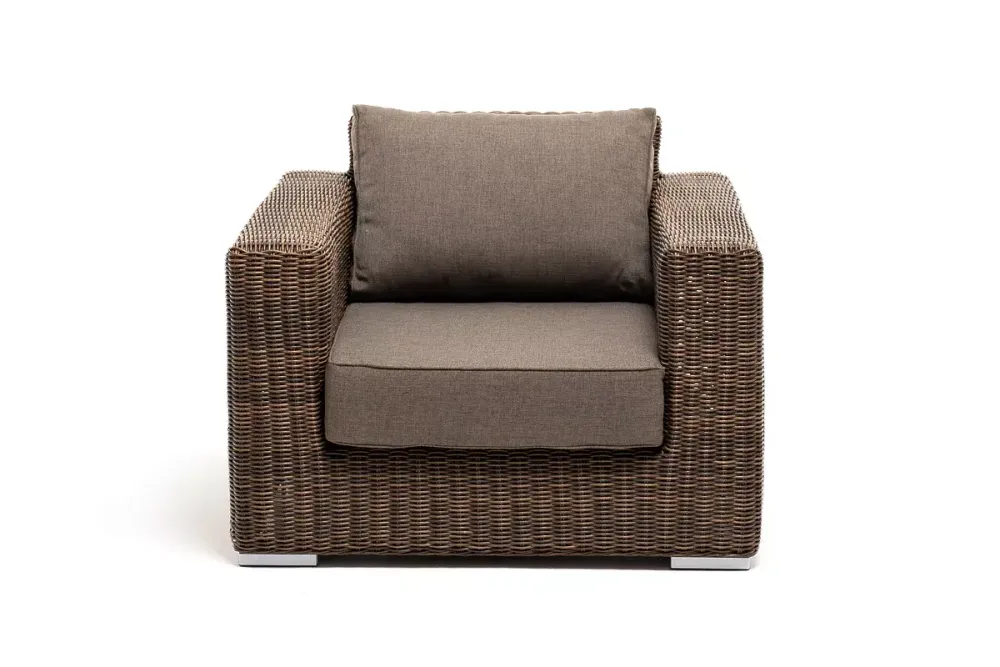 "Боно" лаунж-зона из искусственного ротанга, цвет коричневый